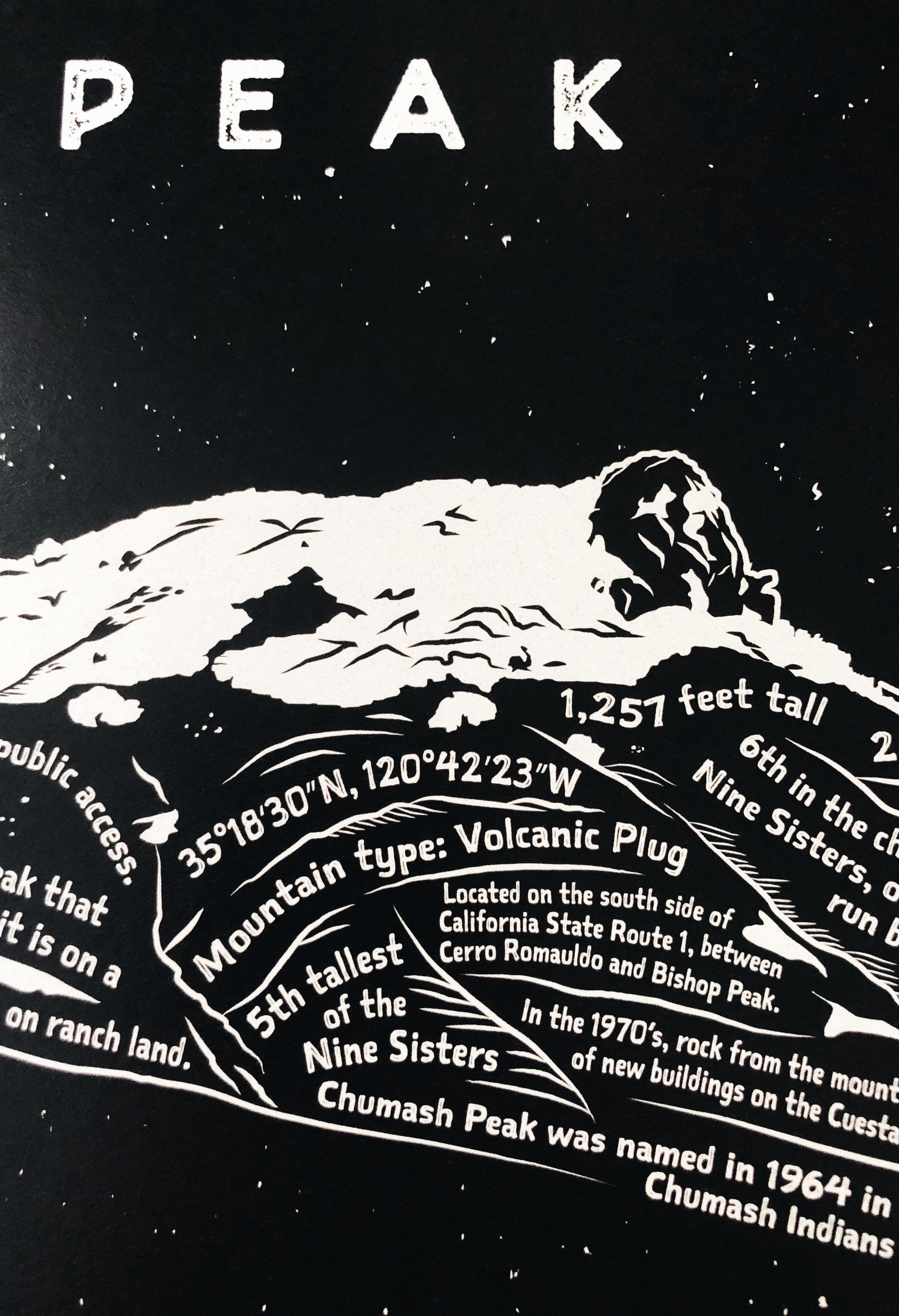 Chumash Peak Art Print