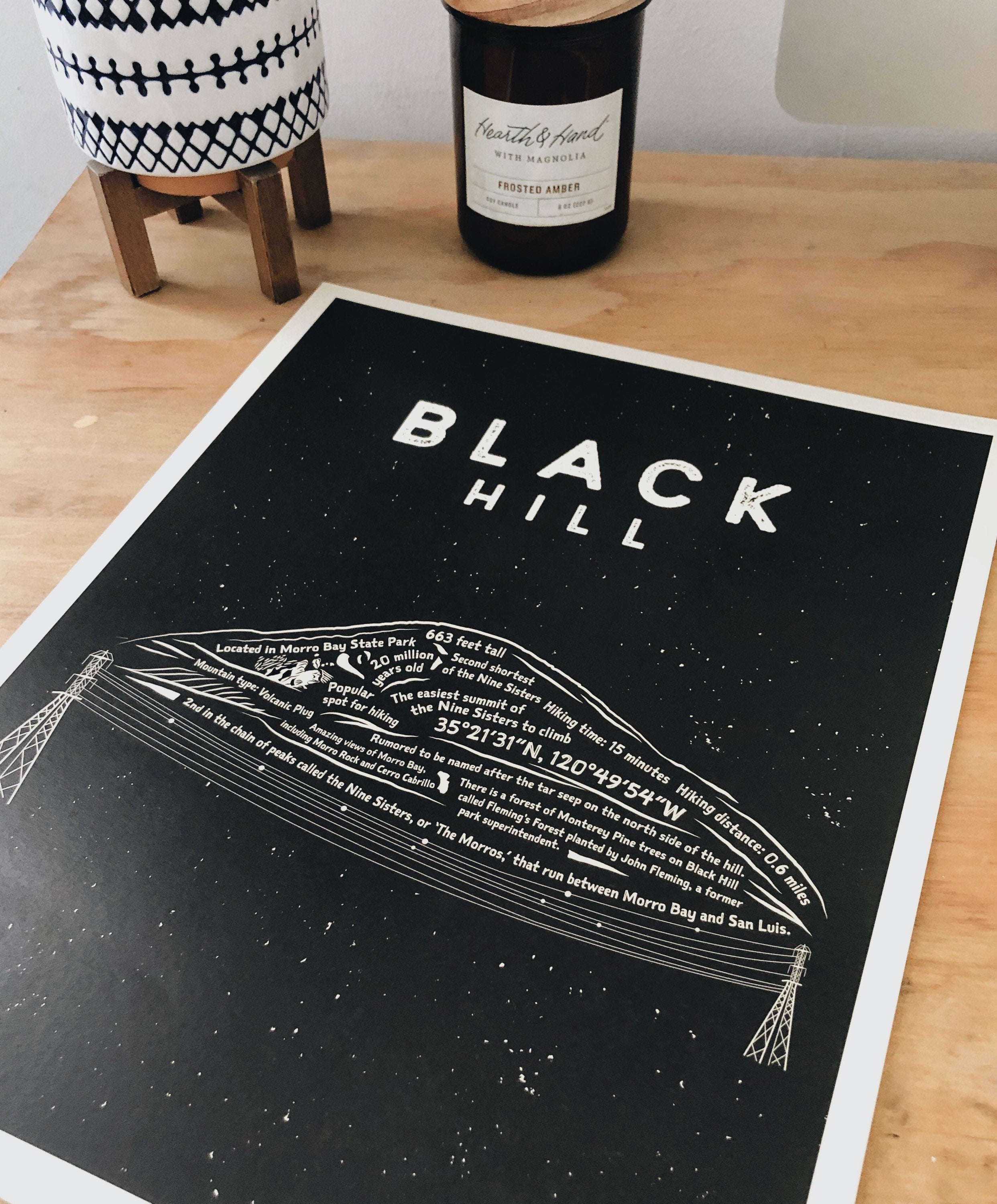 Black Hill Art Print