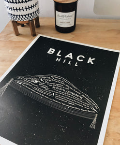 Black Hill Art Print