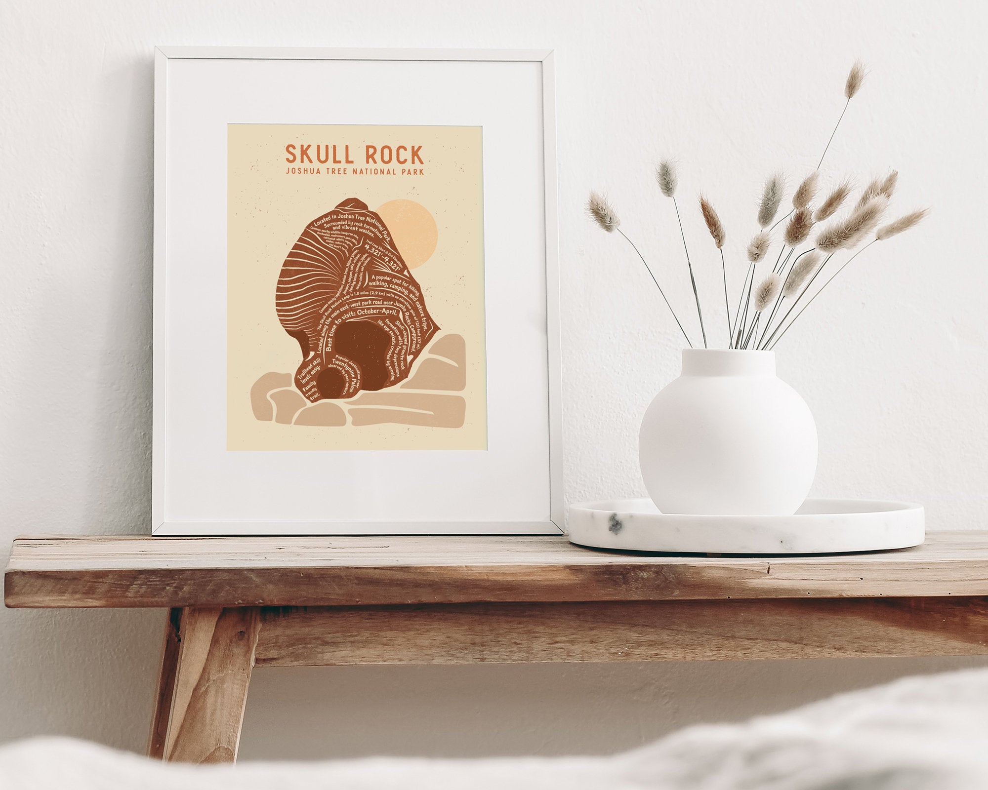 Skull Rock Art Print