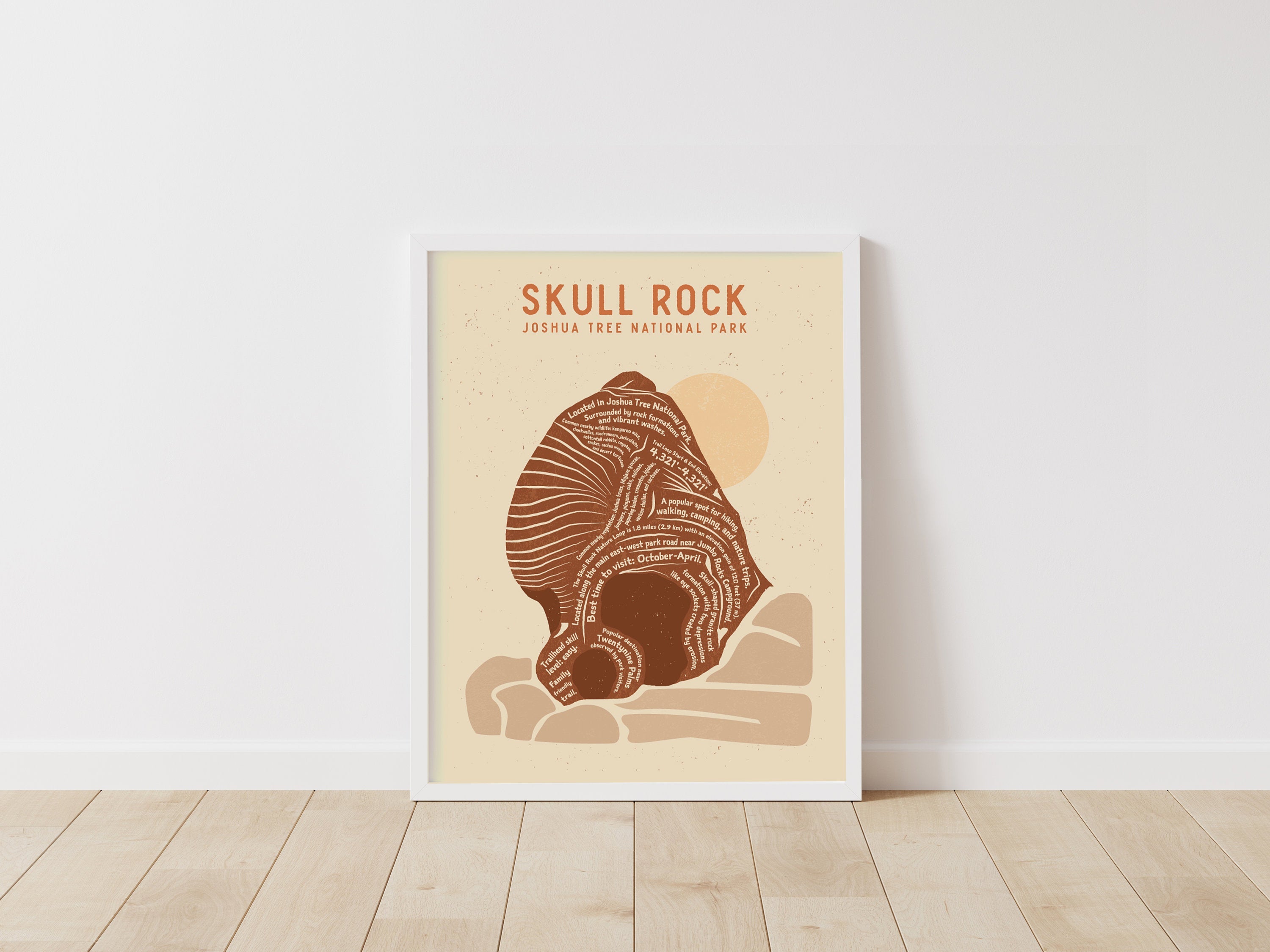 Skull Rock Art Print