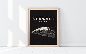 Chumash Peak Art Print