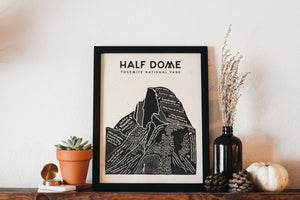 Half Dome Art Print