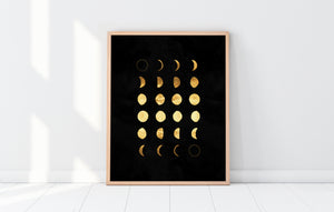 Moon Phase Art Print