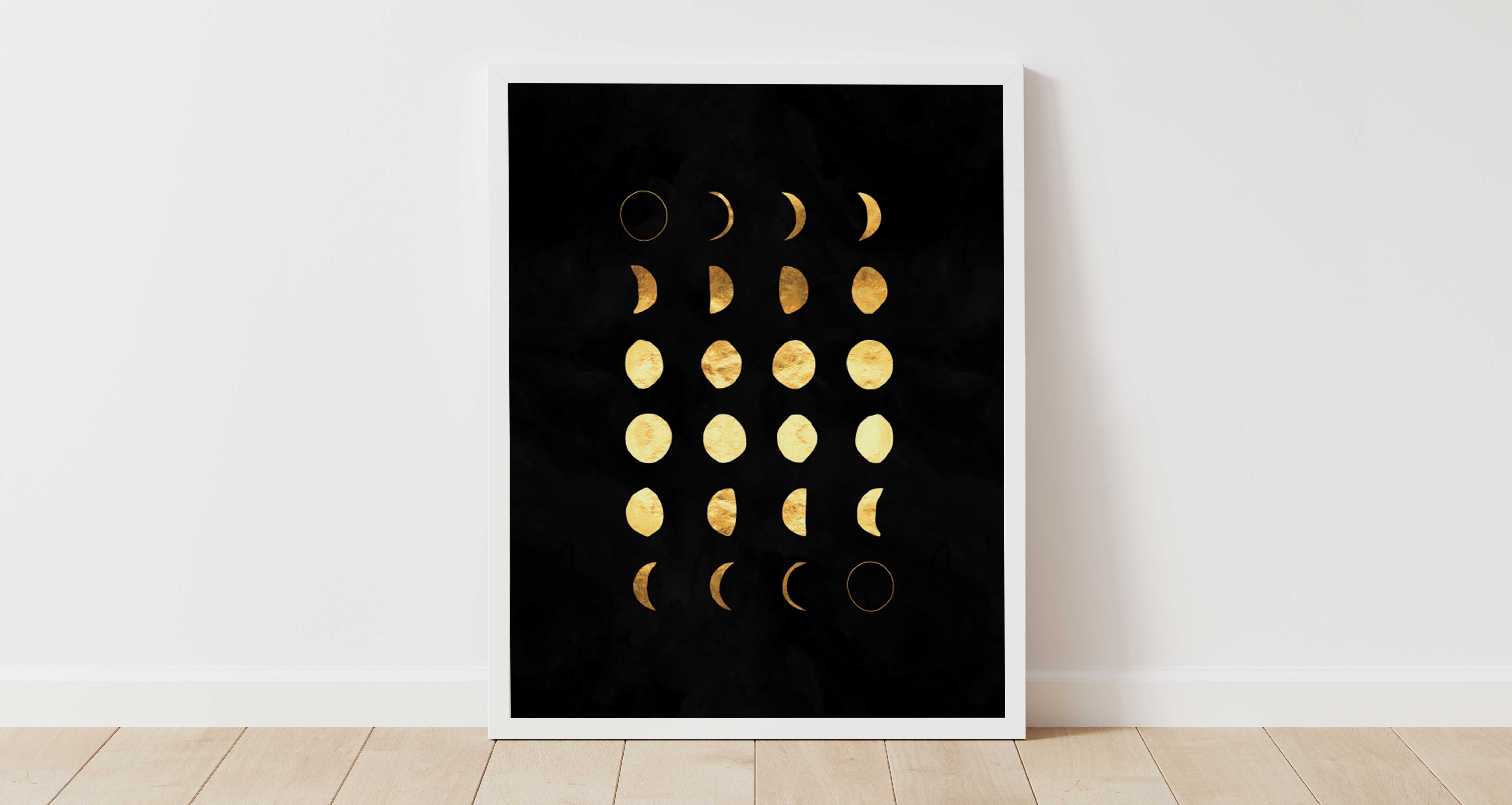Moon Phase Art Print