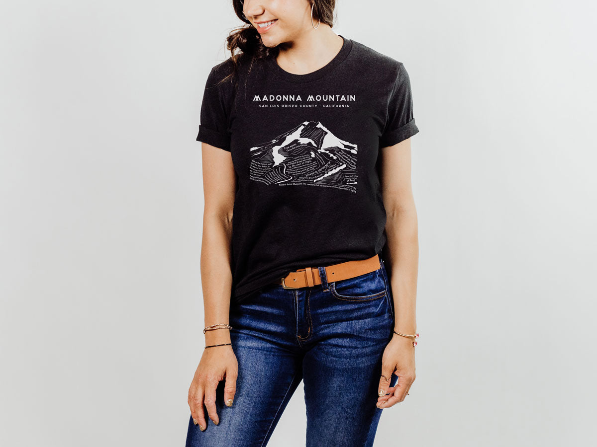 Madonna Mountain Short Sleeve Unisex Triblend Shirt