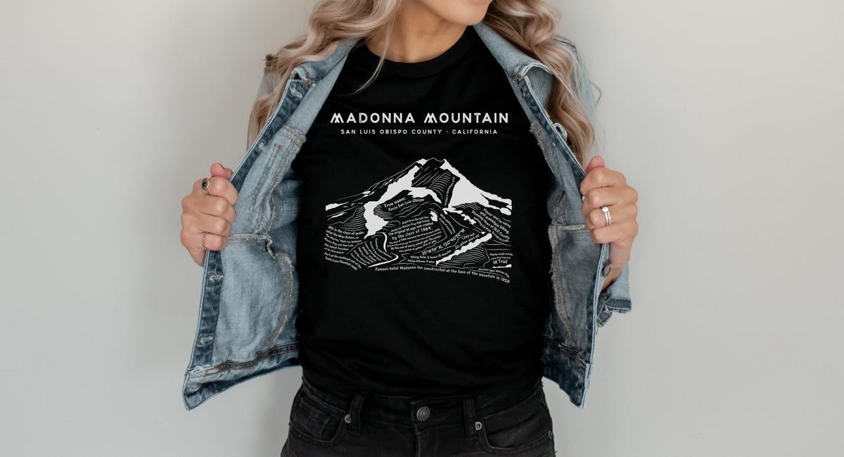 Madonna Mountain Short Sleeve Unisex Triblend Shirt