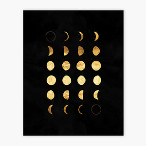Moon Phase Art Print