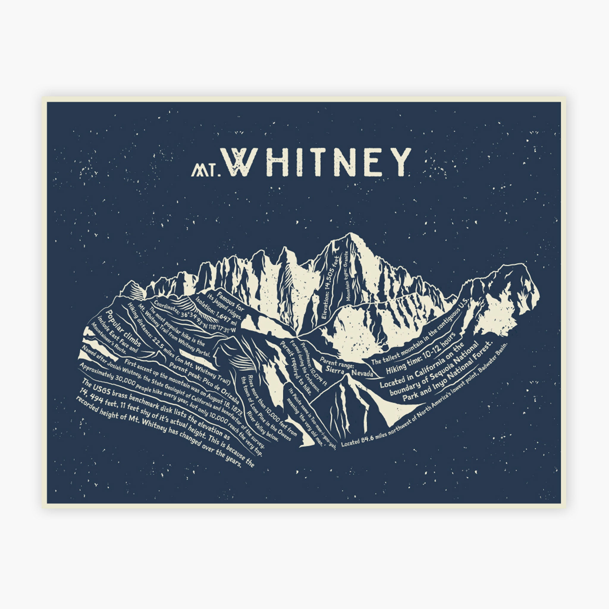 Mount Whitney Art Print
