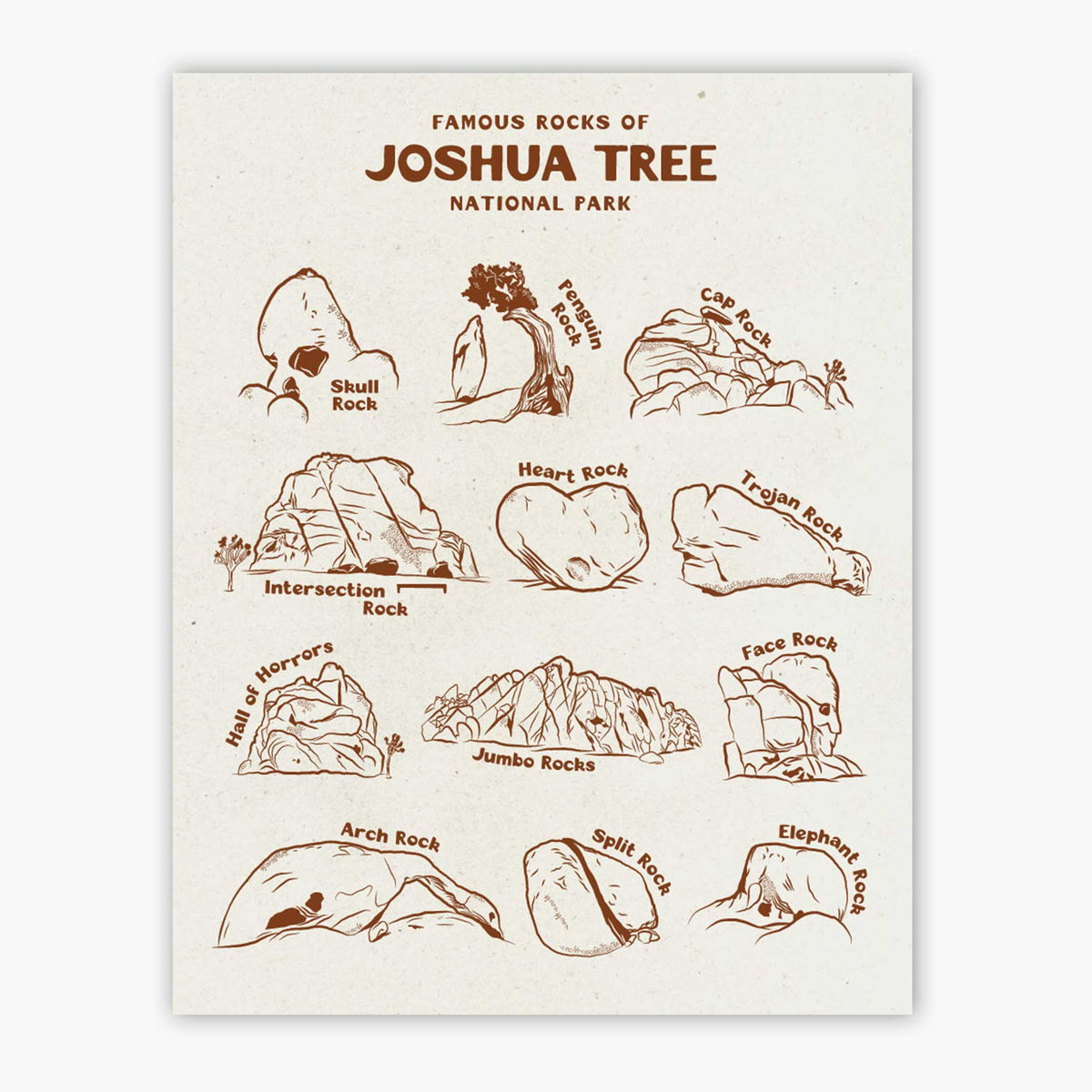 Rocks of Joshua Tree Art Print – Amandalee Design