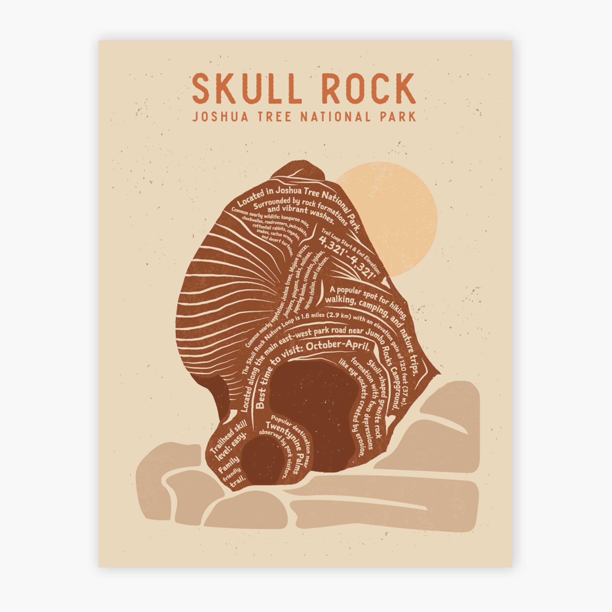Skull Rock Art Print