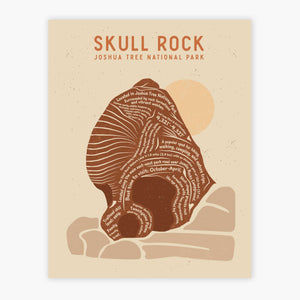 Skull Rock Art Print