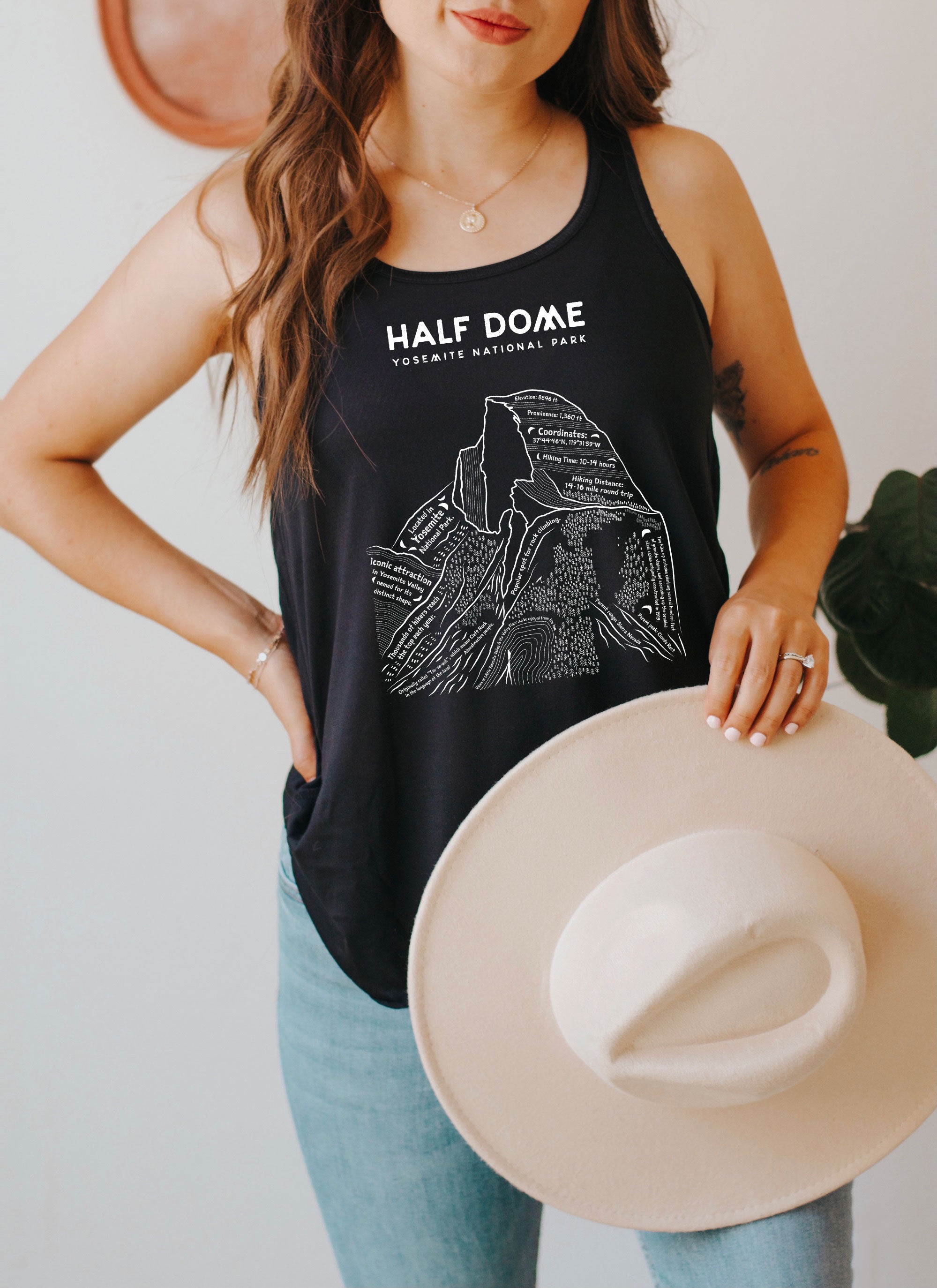 Half Dome Women's Flowy Racerback Tank Top