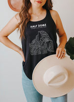 Load image into Gallery viewer, Half Dome Women&#39;s Flowy Racerback Tank Top
