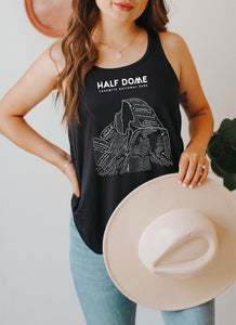 Half Dome Women's Flowy Racerback Tank Top