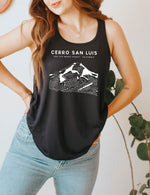 Load image into Gallery viewer, Cerro San Luis Women&#39;s Flowy Racerback Tank Top
