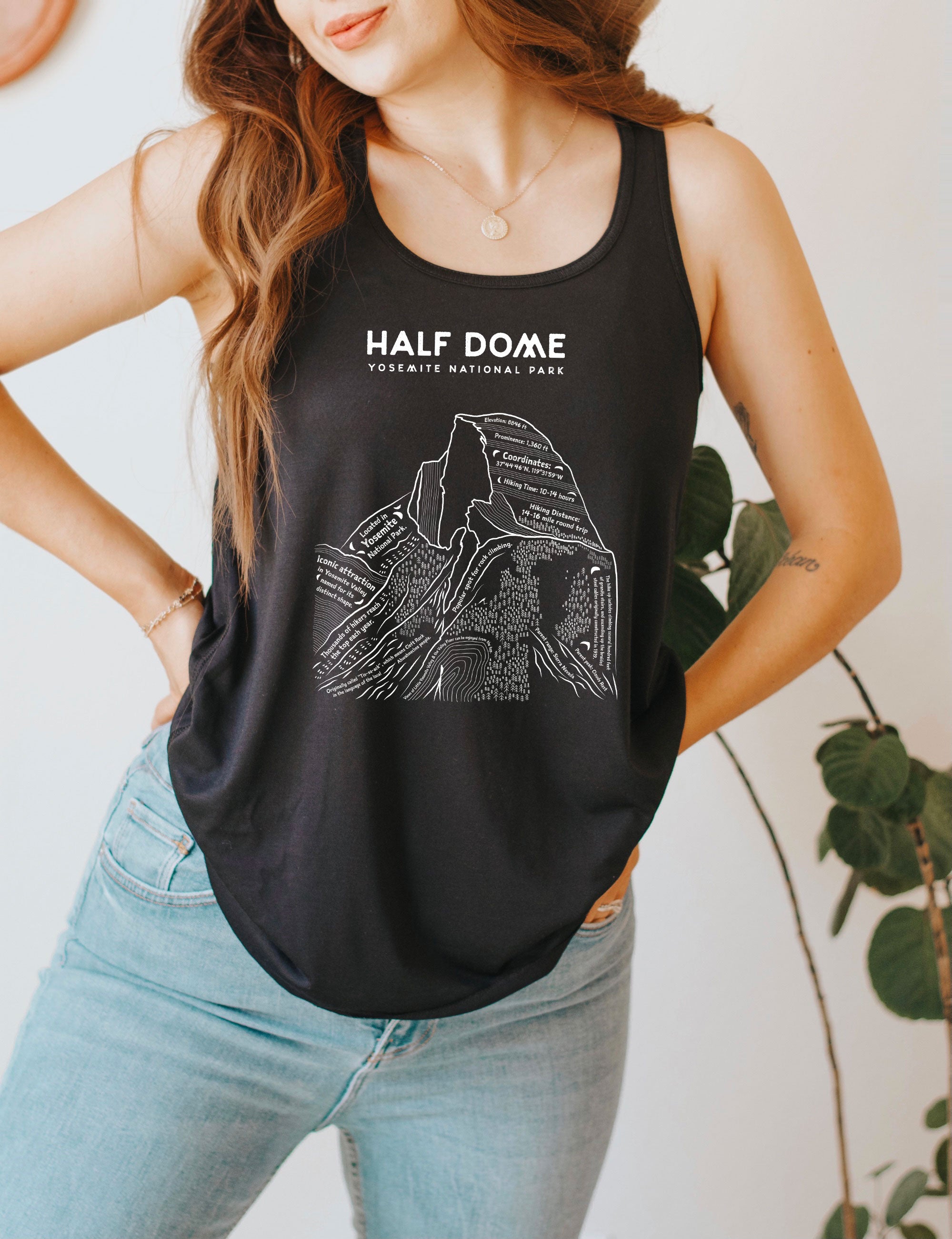 Half Dome Women's Flowy Racerback Tank Top