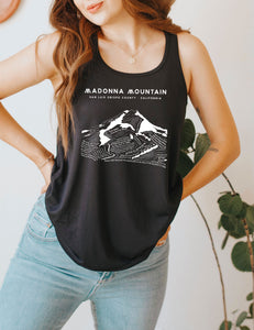 Madonna Mountain Women's Flowy Racerback Tank Top