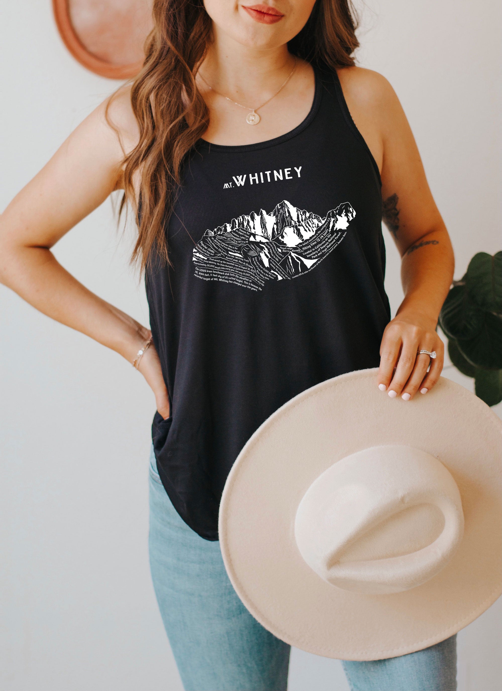 Mount Whitney Women's Flowy Racerback Tank Top