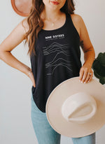 Load image into Gallery viewer, Nine Sister&#39;s Women&#39;s Flowy Racerback Tank Top
