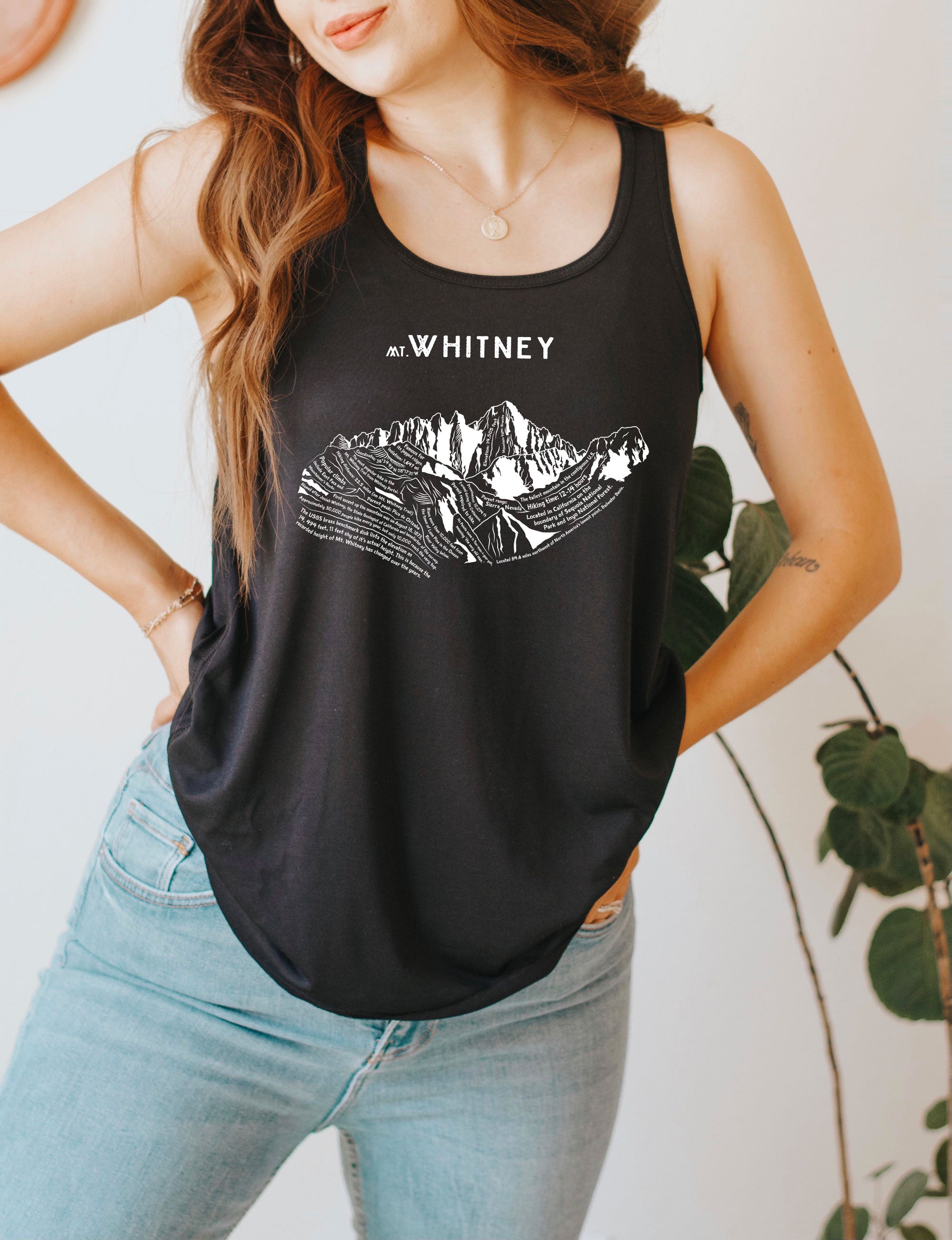 Mount Whitney Women's Flowy Racerback Tank Top