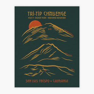 Tri-Tip Challenge Art Print (Madonna Mountain Version)