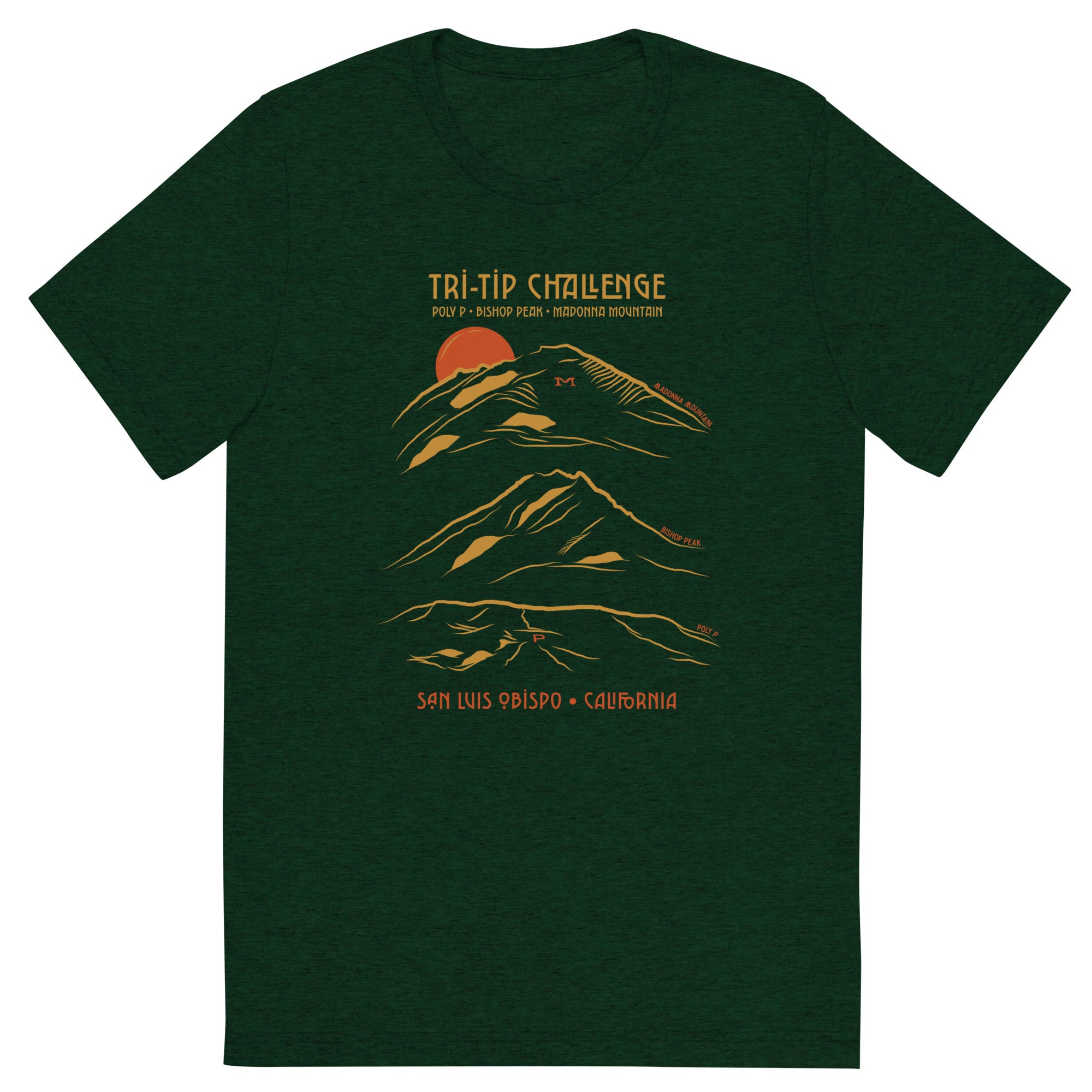Tri-Tip Challenge Short Sleeve Unisex Shirt (Madonna Mountain Version)