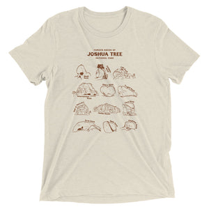 Rocks of Joshua Tree Short Sleeve Unisex Triblend Shirt