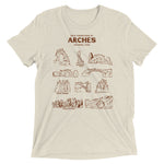 Load image into Gallery viewer, Rocks of Arches National Park Short Sleeve Unisex Triblend Shirt
