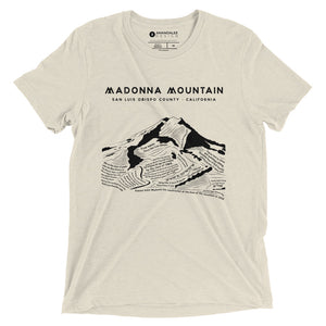 Madonna Mountain Short Sleeve Unisex Triblend Shirt