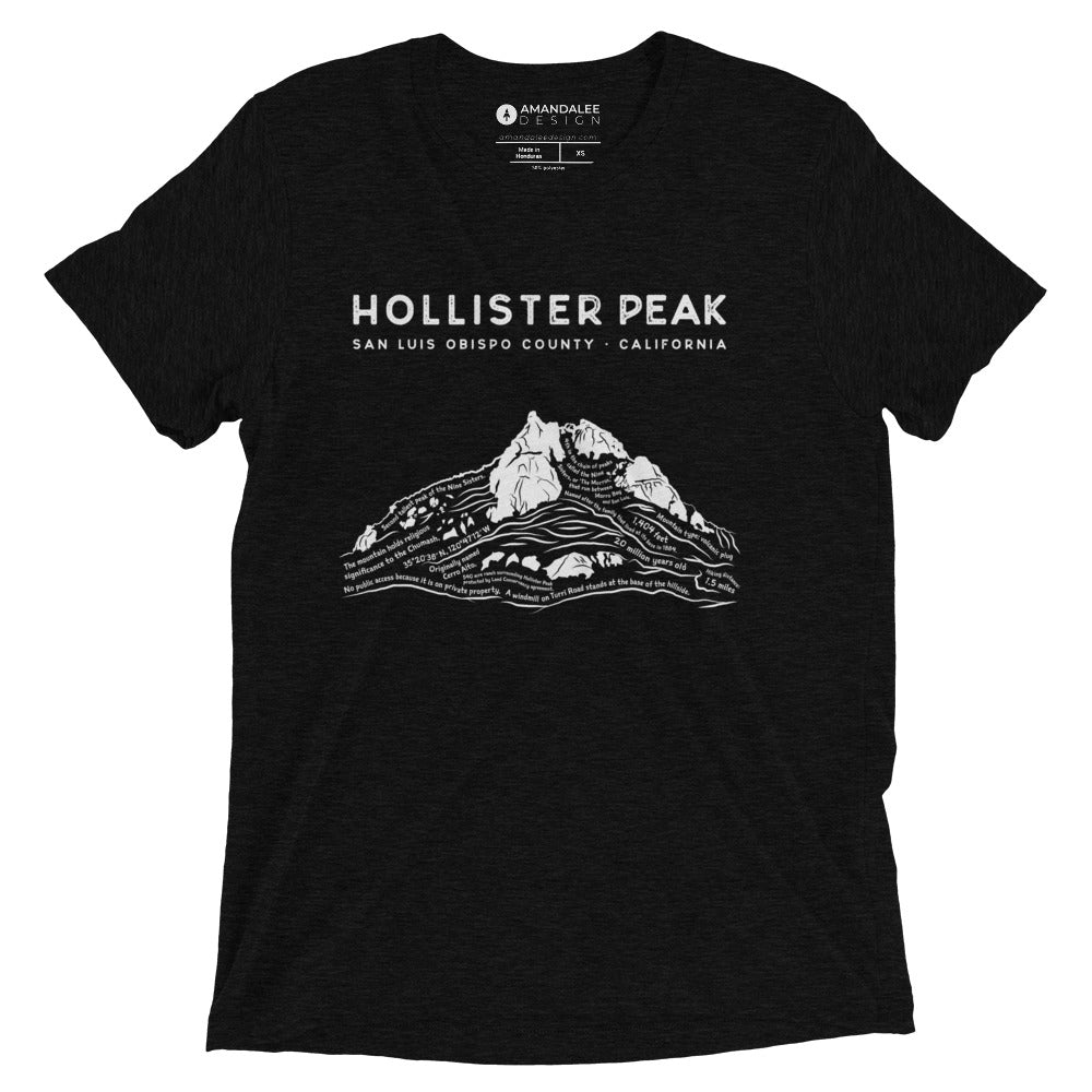 Hollister Peak Short-Sleeve Unisex Triblend Shirt – Amandalee Design