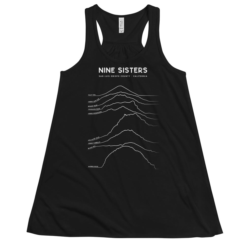 Nine Sister's Women's Flowy Racerback Tank Top