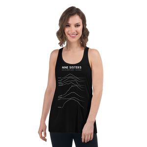 Nine Sister's Women's Flowy Racerback Tank Top