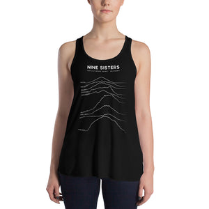 Nine Sister's Women's Flowy Racerback Tank Top