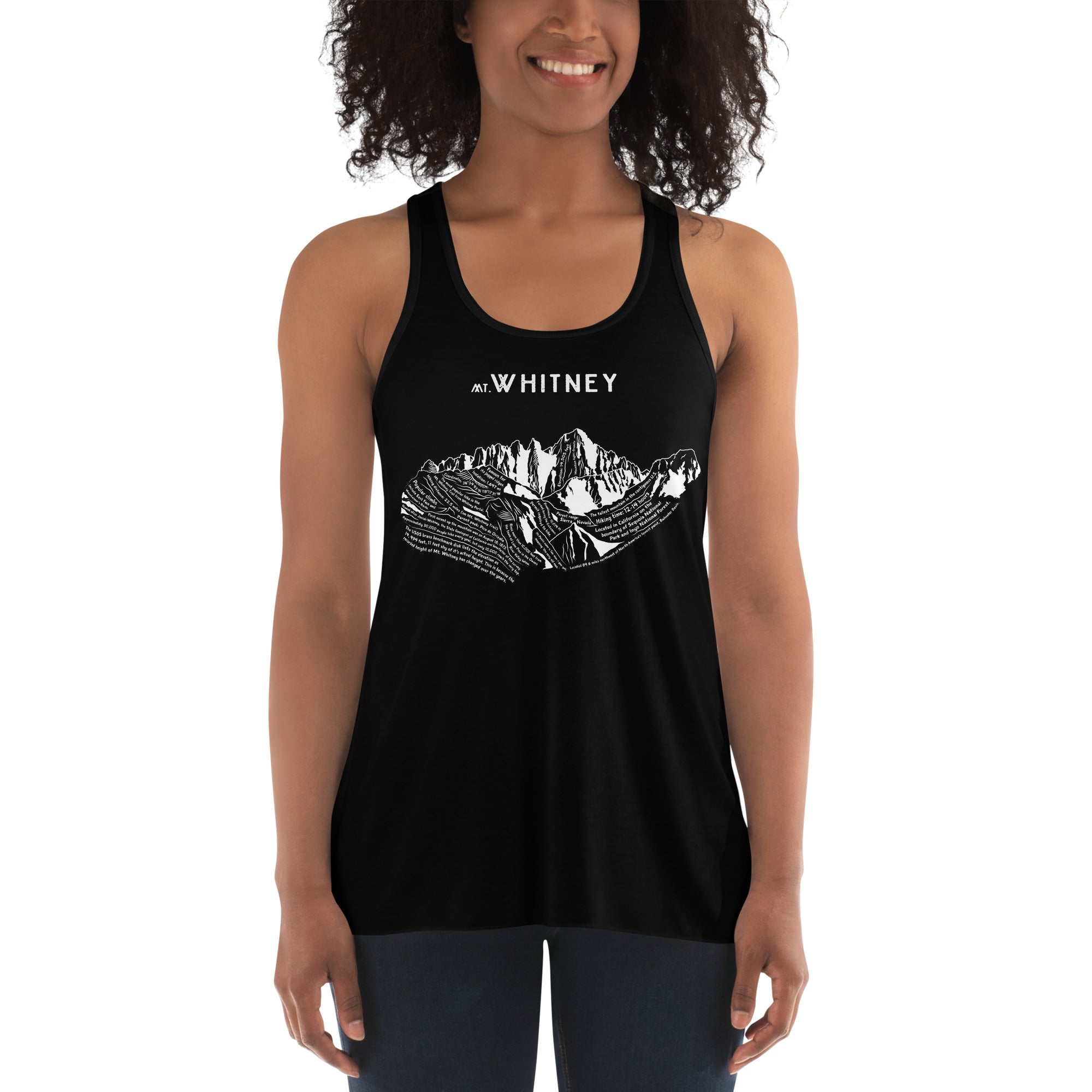 Mount Whitney Women's Flowy Racerback Tank Top