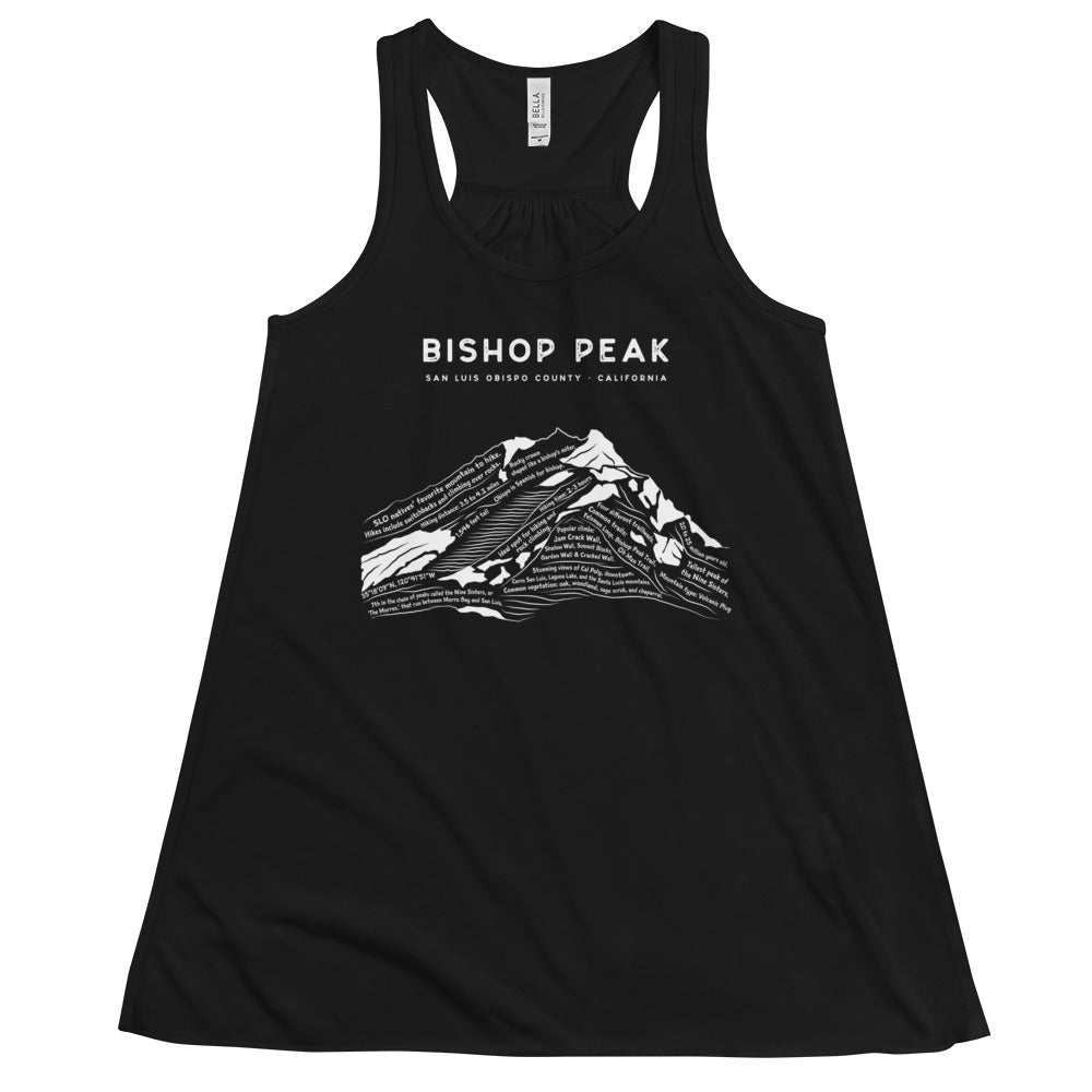 Bishop Peak Women's Flowy Racerback Tank Top – Amandalee Design