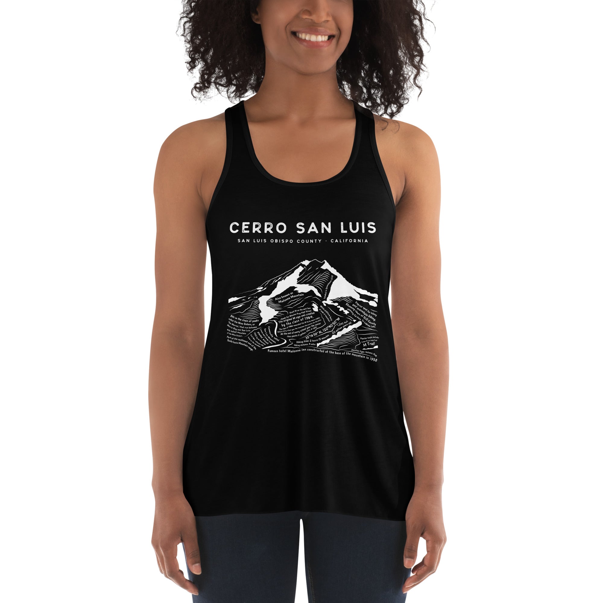 Cerro San Luis Women's Flowy Racerback Tank Top