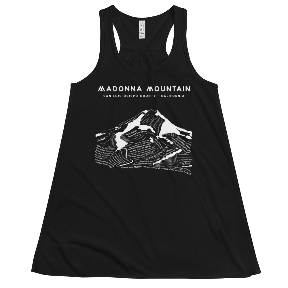 Madonna Mountain Women's Flowy Racerback Tank Top